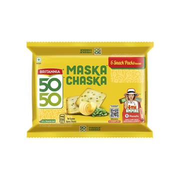 Britannia 50-50 Maska Chaska Biscuits